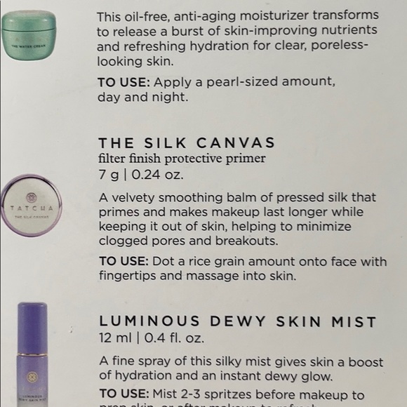 Tatcha-Silk Canvas Primer 7g Unopened - Picture 4 of 4